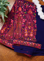 Load image into Gallery viewer, Georgette embroidery saree
