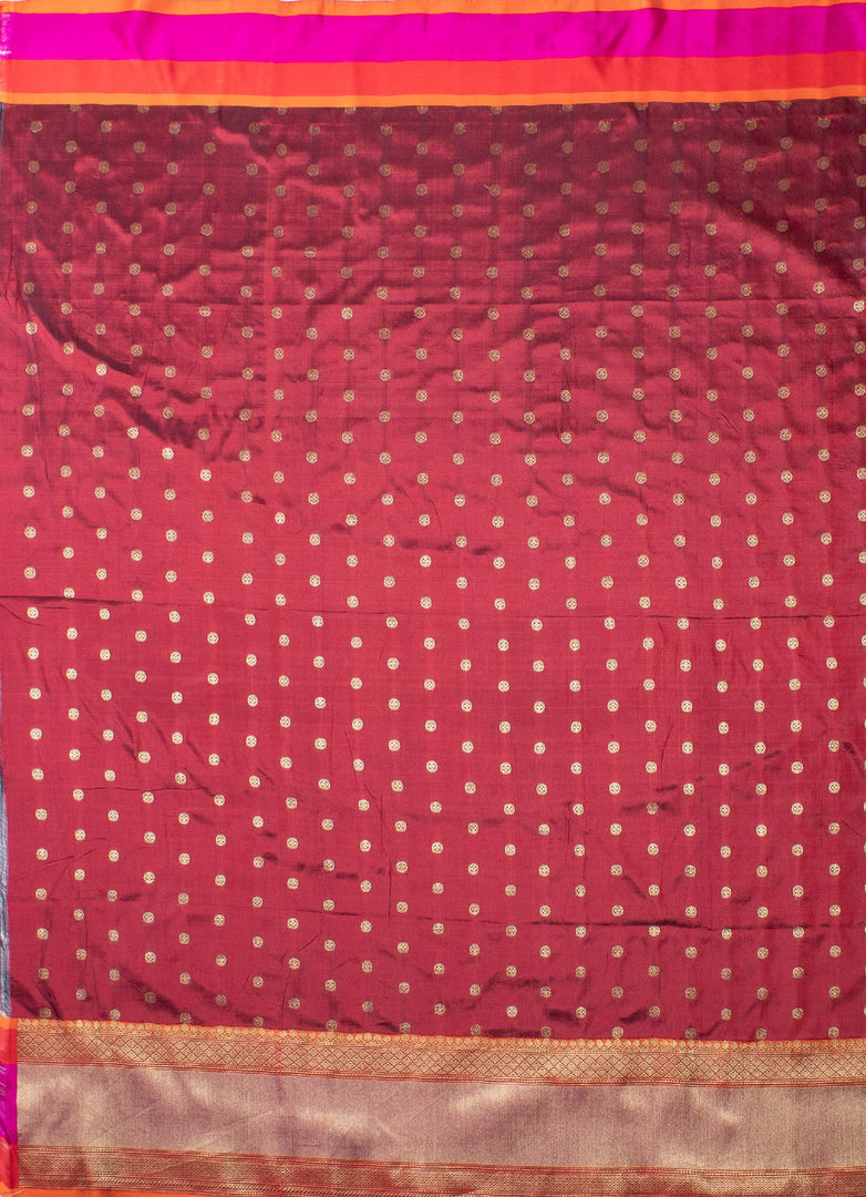 Bottle green Shikargah silk saree