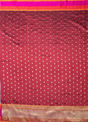 Bottle green Shikargah silk saree