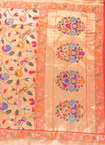 Load image into Gallery viewer, Bridal Banarasi brocade Paithani Silk Saree
