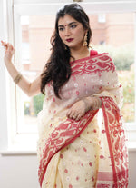 Load image into Gallery viewer, Indian Jamdani Saree
