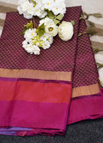 Load image into Gallery viewer, Banarasi half silk saree
