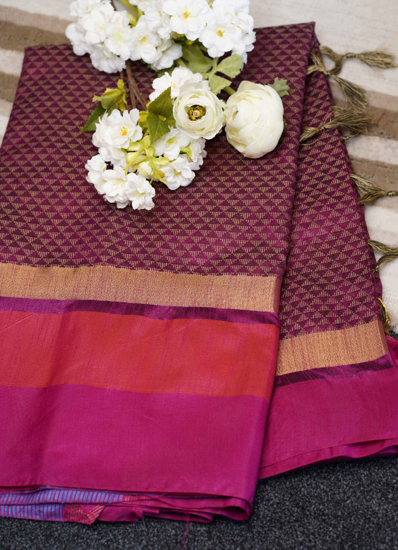 Banarasi half silk saree