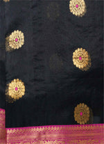 Load image into Gallery viewer, Chanderi silk saree from Banaras
