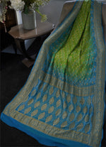 Load image into Gallery viewer, Bandhani Khaddi Georgette saree
