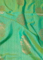 Load image into Gallery viewer, Hand Woven Banarasi slik saree
