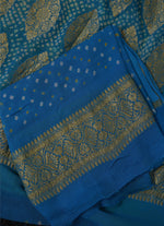 Load image into Gallery viewer, Bandhani Khaddi Georgette saree
