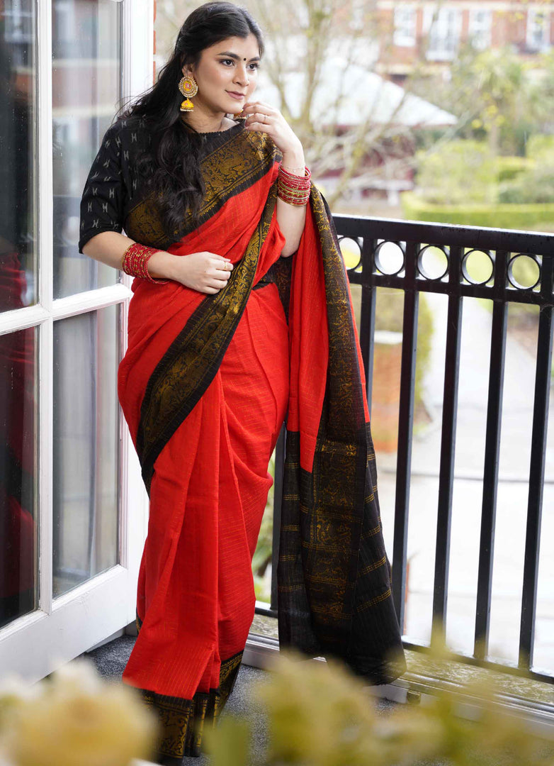 Shugandhi Cotton saree fro Banaras