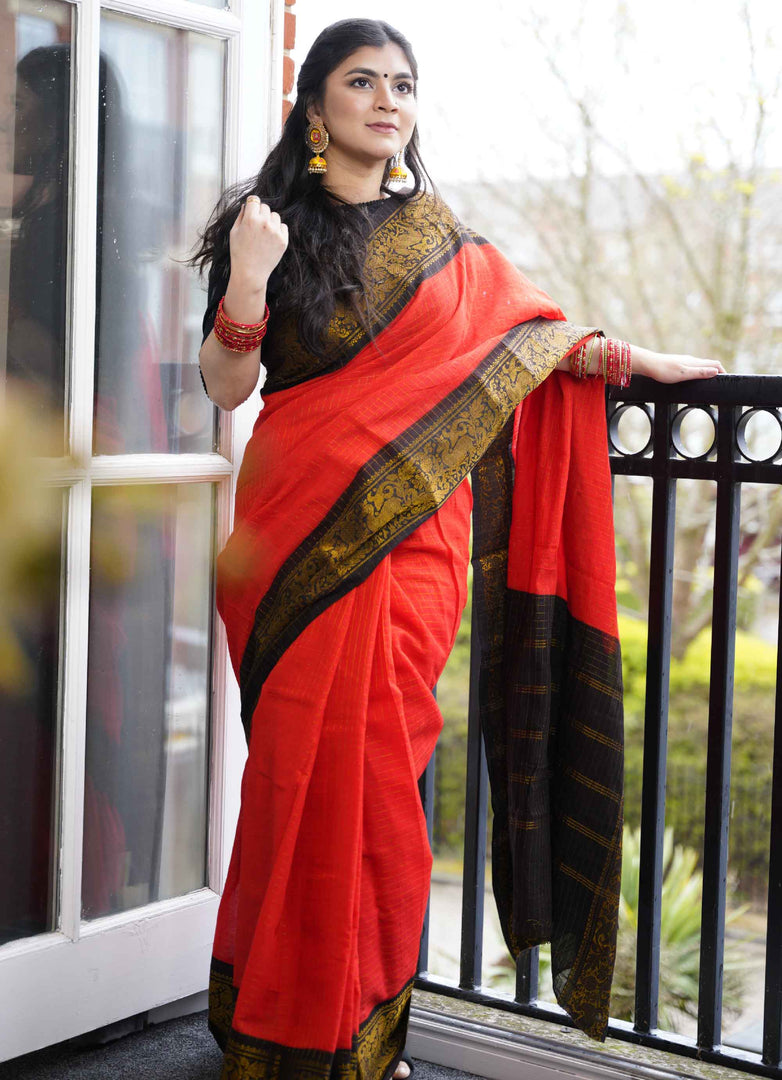 Shugandhi Cotton saree fro Banaras