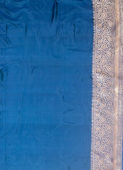 Bottle green Banarasi silk saree