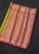 Load image into Gallery viewer, Banarasi half silk saree with kanji border

