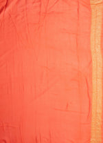 Load image into Gallery viewer, Khadi Georgette Saree in Pinkish orange.
