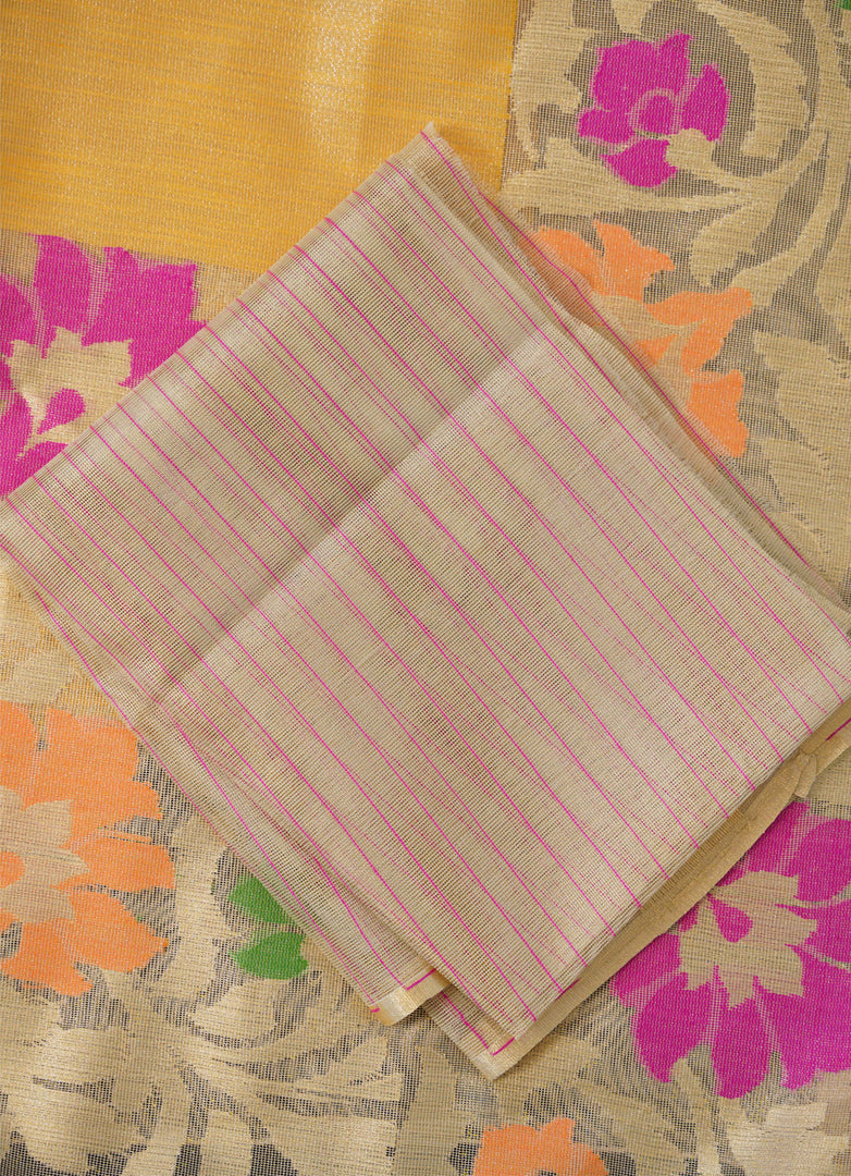 Banarasi jute silk saree
