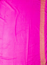 Load image into Gallery viewer, Khadi Georgette Saree in Fuchia Pink
