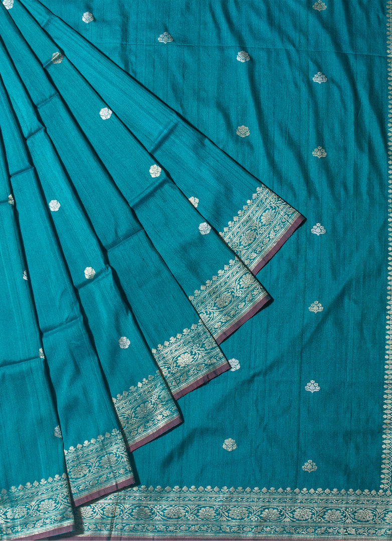 Handwoven Tassar Silk Saree