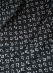 Gray Printed Linen Saree