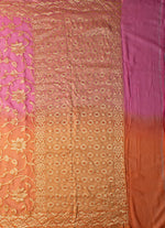 Load image into Gallery viewer, Dual Shade Khadi Georgette Saree
