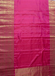 Bridal gadwal Silk Saree with kanji border