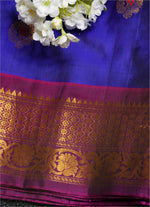 Load image into Gallery viewer, Gadwal slik saree with Kanjivaram border