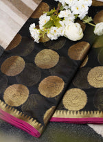 Load image into Gallery viewer, Kanjipuram raw silk saree
