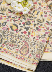 Paisley Printed silk saree