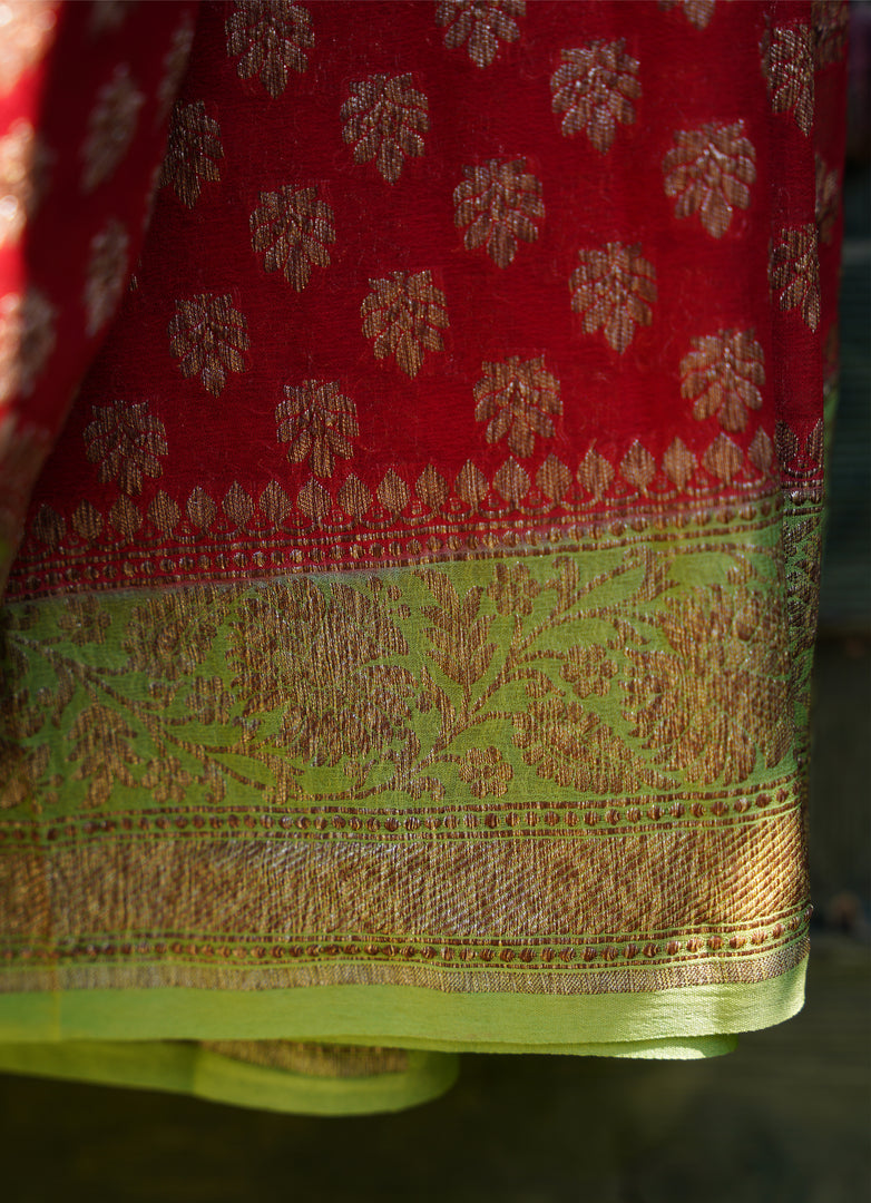 Banarasi Khaddi Georgette Saree